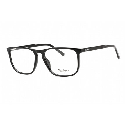 Pepe Jeans Men's Eyeglasses - Clear Lens Black Plastic Rectangular Frame | PJ3445 C1 ,