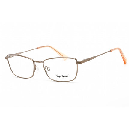 Pepe Jeans Men's Eyeglasses - Clear Lens Brown Metal Rectangular Frame | PJ1353 C3 ,