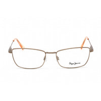 Pepe Jeans Men's Eyeglasses - Clear Lens Brown Metal Rectangular Frame | PJ1353 C3 ,