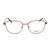 Pepe Jeans Men's Eyeglasses - Clear Lens Chrome Metal Square Shape Frame | PJ1358 C4 ,