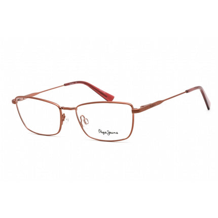 Pepe Jeans Men's Eyeglasses - Clear Lens Copper Metal Rectangular Frame | PJ1353 C4 ,