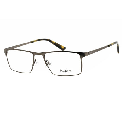Pepe Jeans Men's Eyeglasses - Gunmetal Rectangular Full-Rim Frame | PJ1334 C2 ,