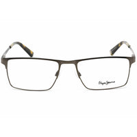 Pepe Jeans Men's Eyeglasses - Gunmetal Rectangular Full-Rim Frame | PJ1334 C2 ,