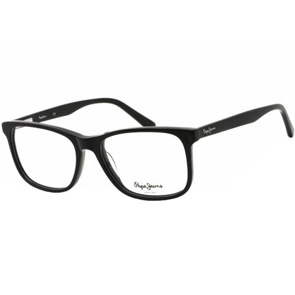 Pepe Jeans Unisex Eyeglasses - Black Rectangular Full-Rim Plastic Frame | PJ4044 C5 ,