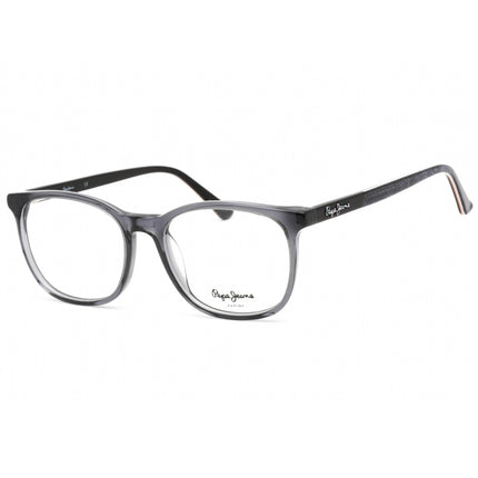 Pepe Jeans Unisex Eyeglasses - Clear Demo Lens Grey Square Plastic Frame | PJ4048 C3 ,
