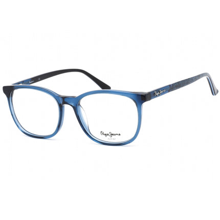 Pepe Jeans Unisex Eyeglasses - Clear Lens Blue Square Plastic Frame | PJ4048 BLUE ,