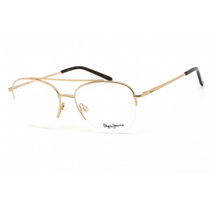Pepe Jeans Unisex Eyeglasses - Clear Lens Gold Metal Aviator Shape Frame | PJ1323 C1 ,