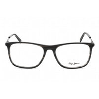 Pepe Jeans Unisex Eyeglasses - Full Rim Grey Horn Plastic Rectangular | PJ3463 C1 ,