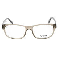 Pepe Jeans Unisex Eyeglasses - Grey Rectangular Frame Clear Demo Lens | PJ3436 C3 ,