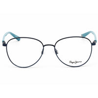 Pepe Jeans Women's Eyeglasses - Blue Oval Metal Full-Rim Frame Clear Lens | PJ1297 C2 ,
