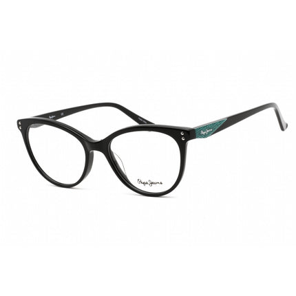 Pepe Jeans Women's Eyeglasses - Clear Lens Black Plastic Cat Eye Frame | PJ3398 C1 ,