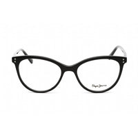 Pepe Jeans Women's Eyeglasses - Clear Lens Black Plastic Cat Eye Frame | PJ3398 C1 ,