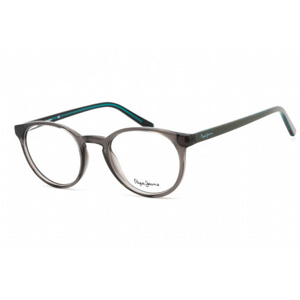 Pepe Jeans Women's Eyeglasses - Clear Lens Grey Plastic Round Shape Frame | PJ3428 C3 ,