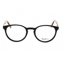 Pepe Jeans Women's Eyeglasses - Full Rim Black Plastic Round Shape Frame | PJ3428 C1 ,