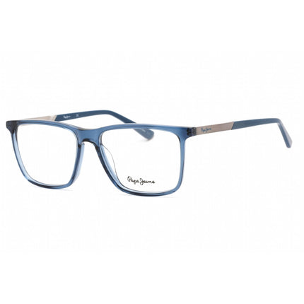 Pepe Jeans Women's Eyeglasses - Full Rim Navy Plastic Rectangular Frame | PJ3364 C3 ,