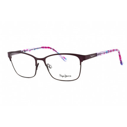 Pepe Jeans Women's Eyeglasses - Full Rim Purple Metal Rectangular Frame | PJ1275 C2 ,