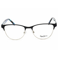 Pepe Jeans Women's Eyeglasses - Navy Cat-Eye Metal Full-Rim Frame | PJ1273 C3 ,
