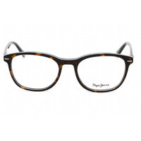 Pepe Jeans Women's Eyeglasses - Tortoise Blue Plastic Rectangular Frame | PJ3282 C2 ,