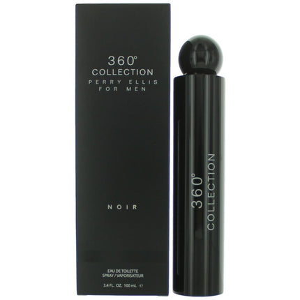 Perry Ellis 360 Collection Noir by Perry Ellis, 3.4 oz Eau De Toilette Spray for Men ,