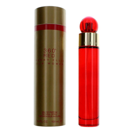 Perry Ellis 360 Red by Perry Ellis, 3.4 oz Eau De Parfum Spray for Women ,