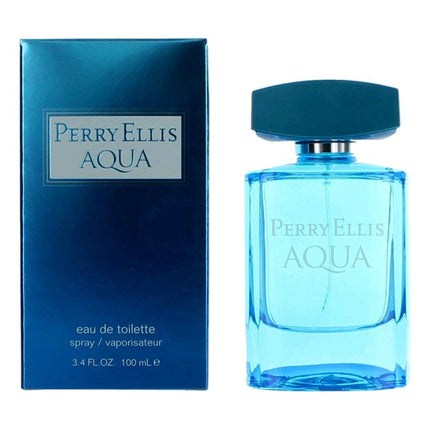 Perry Ellis Aqua by Perry Ellis, 3.4 oz Eau De Toilette Spray for Men ,