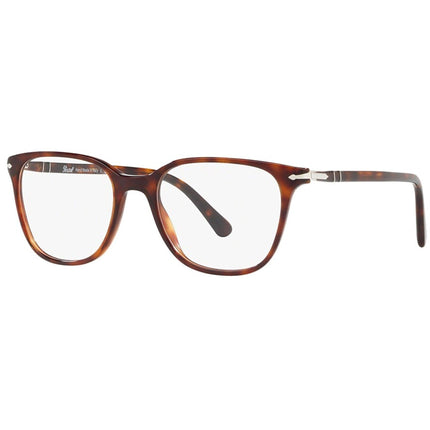 Persol Unisex Eyeglasses - Havana Square Full-Rim Frame | PERSOL 0PO3203V 24 51 ,