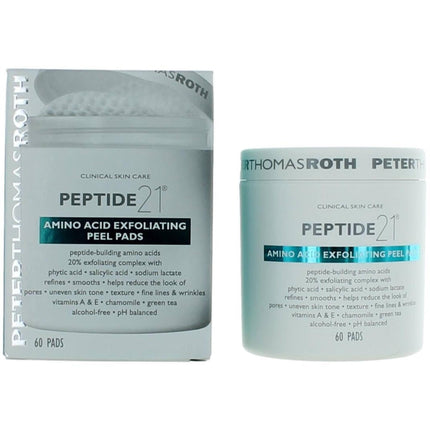 Peter Thomas Roth Peel Pads - Peptide 21 Amino Acid Exfoliating, Pack of 60 ,