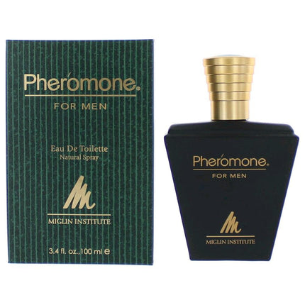Pheromone by Marilyn Miglin, 3.4 oz Eau De Toilette Spray for Men ,