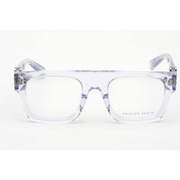 Philipp Plein Men's Eyeglasses - Rectangular Shape Shiny Crystal Frame | VPP056X 880Y ,