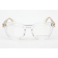 Philipp Plein Men's Eyeglasses - Shiny Crystal Oval Full-Rim Frame | VPP024V 0880 ,