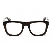 Philipp Plein Men's Eyeglasses - Shiny Dark Havana Square Plastic Frame | VPP023V 0722 ,