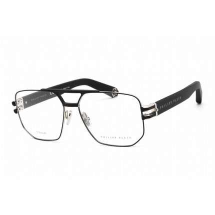 Philipp Plein Men's Eyeglasses - Shiny Palladium with Colored Parts | VPP022M 0523 ,