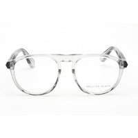 Philipp Plein Men's Eyeglasses - Shiny Transparent Grey Plastic Frame | VPP016M 06A7 ,
