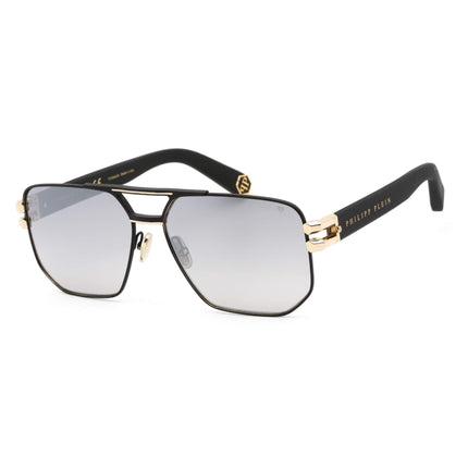 Philipp Plein Men's Sunglasses - Semi Matte Black and Shiny Rose Gold | SPP012M 302X ,