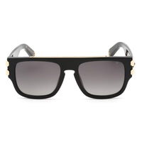 Philipp Plein Unisex Sunglasses - Full Rim Shiny Black Square Frame | SPP011M 700P ,
