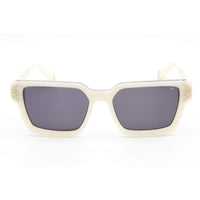 Philipp Plein Unisex Sunglasses - Marmorized Ivory Rectangular Frame | SPP005M 09YL ,