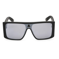 Philipp Plein Unisex Sunglasses - Matte and Sandblasted Black Shield | SPP014M 703X ,