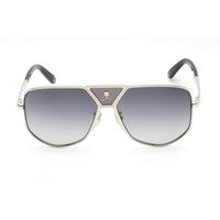 Philipp Plein Unisex Sunglasses - Shiny Full Palladium/Black Frame | SPP009V 0579 ,