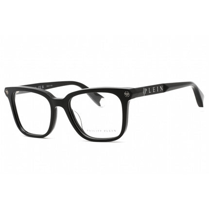 Philipp Plein Women's Eyeglasses - Full Rim Shiny Black Plastic Frame | VPP015M 0700 ,