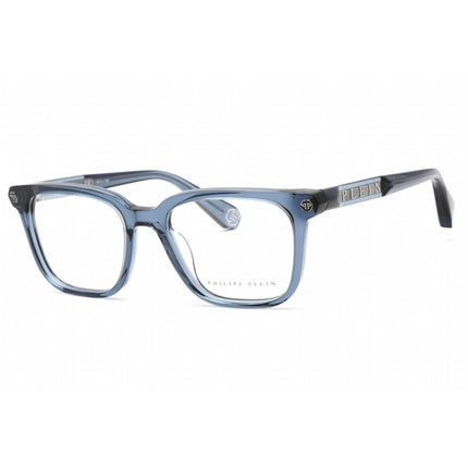 Philipp Plein Women's Eyeglasses - Full Rim Transparent Blue Frame | VPP015M 0U11 ,