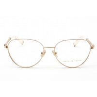 Philipp Plein Women's Eyeglasses - Rose Gold Metal Rectangular Frame | VPP035S 0H32 ,