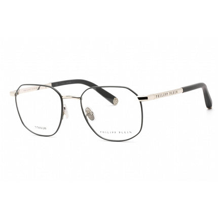 Philipp Plein Women's Eyeglasses - Shiny Palladium Rectangular Frame | VPP020M 0S30 ,