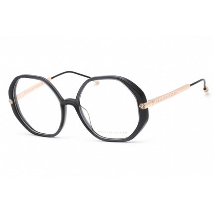 Philipp Plein Women's Eyeglasses - Shiny Transparent Dark Grey Frame | VPP053S 0705 ,