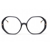 Philipp Plein Women's Eyeglasses - Shiny Transparent Dark Grey Frame | VPP053S 0705 ,