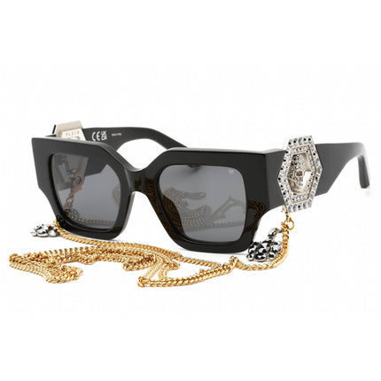 Philipp Plein Women's Sunglasses - Black Plastic Cat Eye Shape Frame | SPP103S 0700 ,