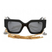 Philipp Plein Women's Sunglasses - Black Plastic Cat Eye Shape Frame | SPP103S 0700 ,