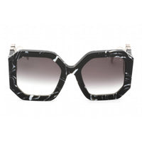 Philipp Plein Women's Sunglasses - Patterned Black Plastic Butterfly | SPP067 0721 ,