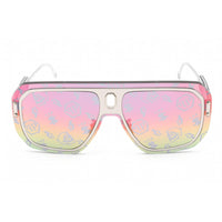 Philipp Plein Women's Sunglasses - Shiny Palladium Metal Shield Frame | SPP050 579L ,