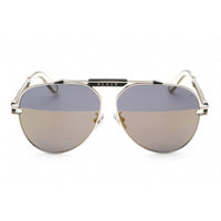 Philipp Plein Women's Sunglasses - Silver Metal Aviator Shape Frame | SPP048M 0K07 ,