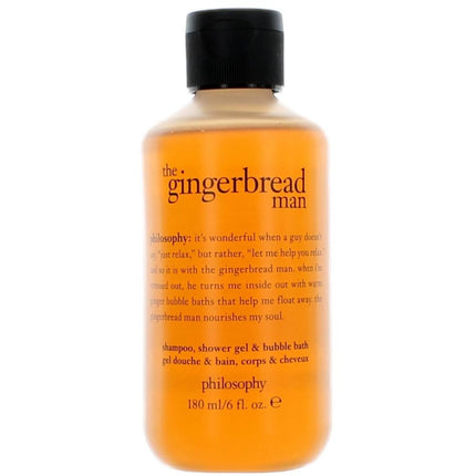 Philosophy Unisex Shampoo, Shower Gel and Bubble Bath - The Gingerbead Man, 6 oz ,